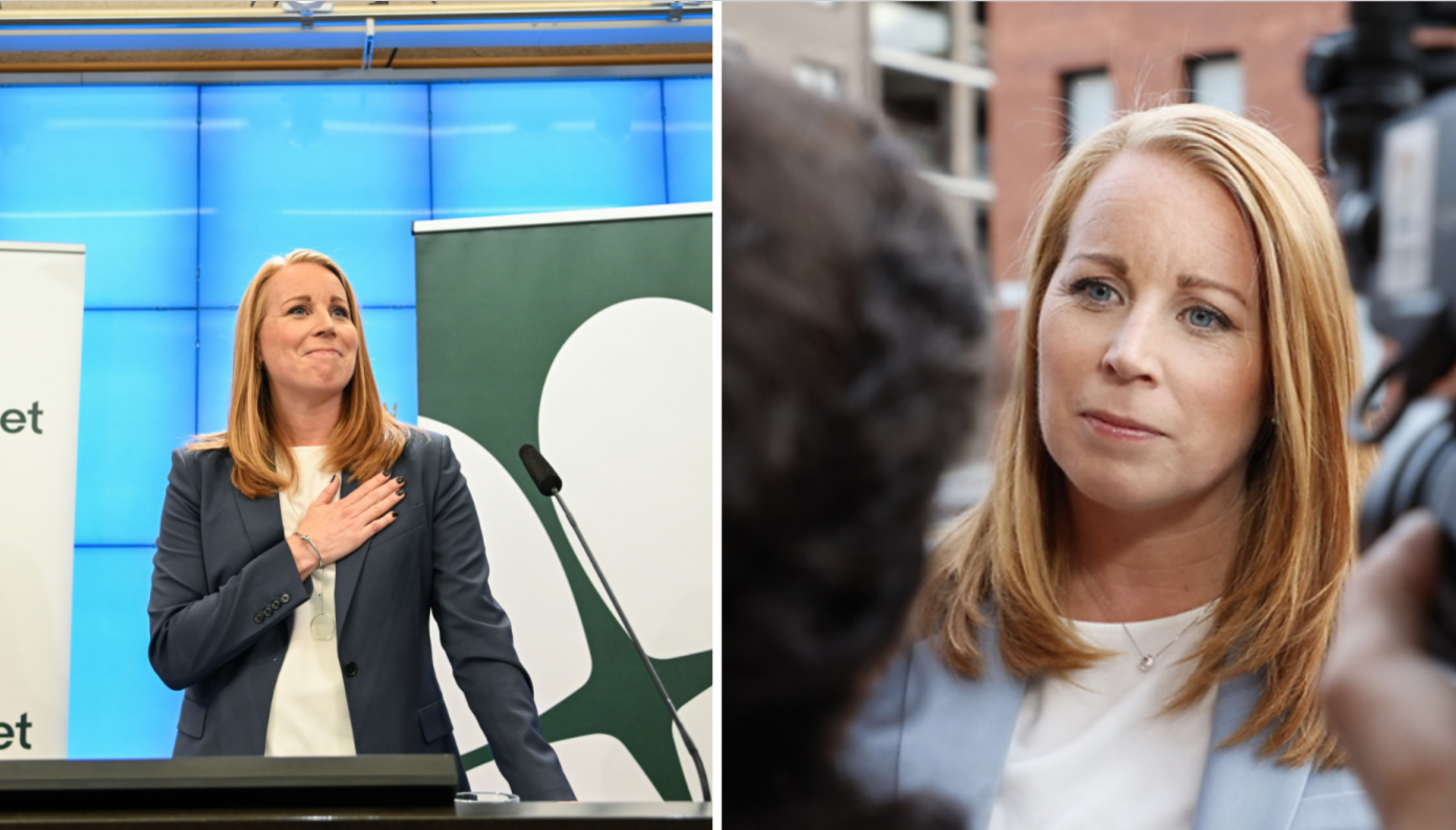 Centerpartiets partiledare Annie Lööf (C) har meddelat sin avgång.